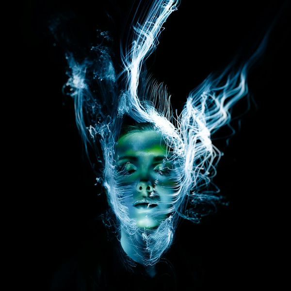 Illustration showing the fluid motion of a simple yoga sequence.